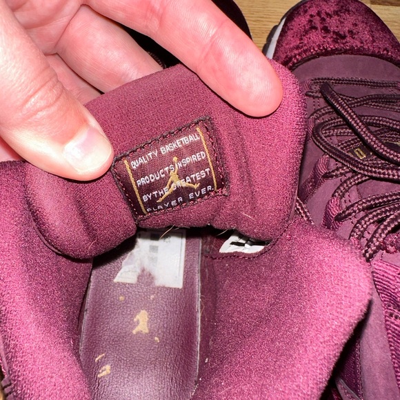 Jordan 11s Retro Heiress Night Maroon - Picture 5 of 8